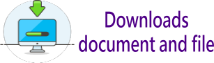 Downloads document and file