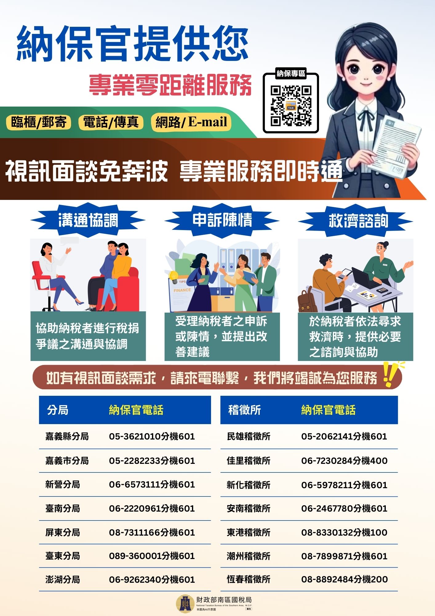 納保官提供您專業零距離服務