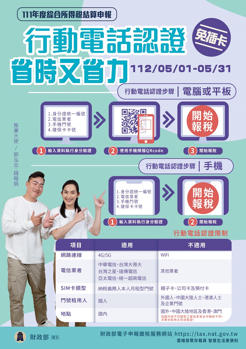 行動電話認證省時又省力