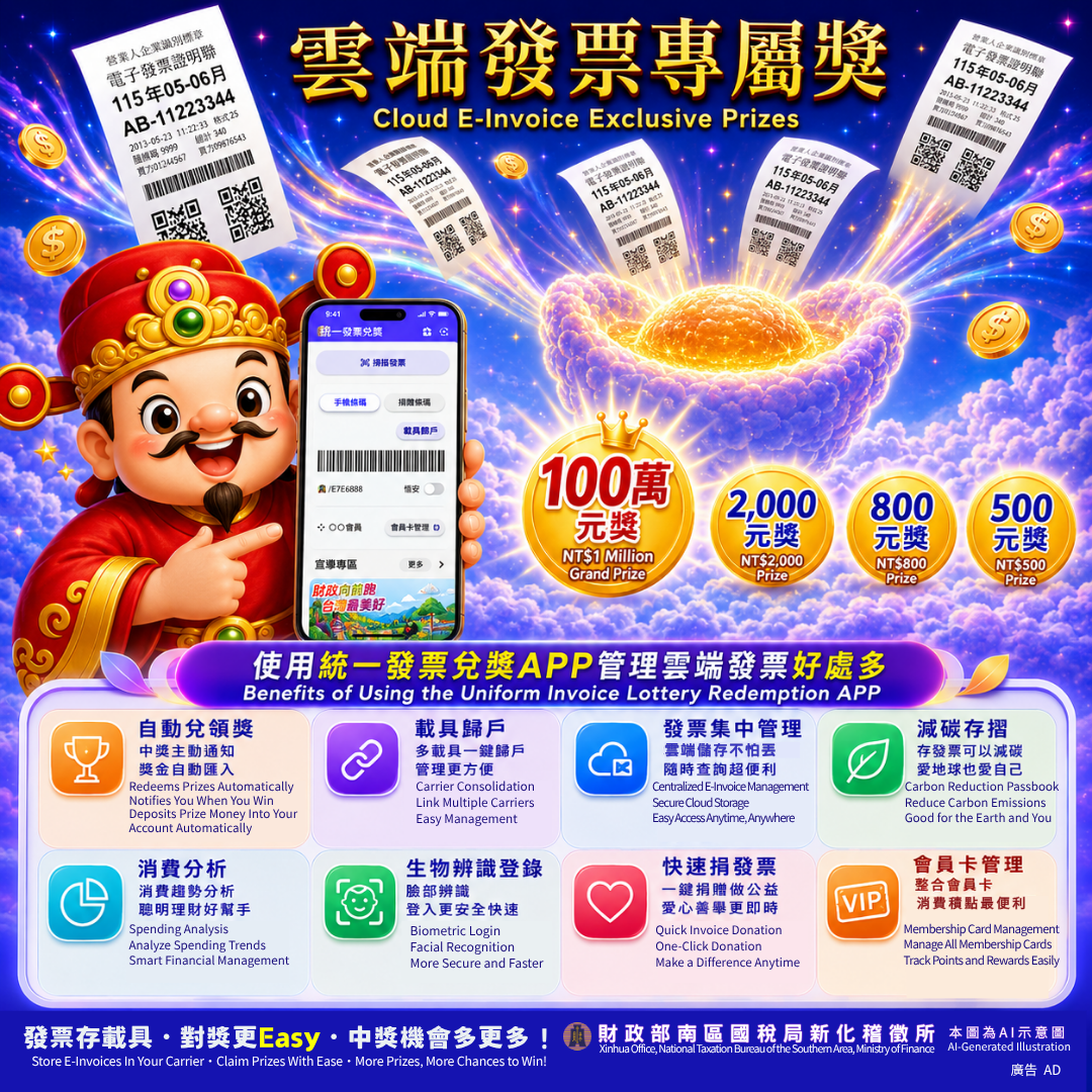 雲端發票專屬獎