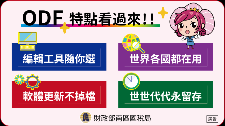 開放文件格式(ODF)資源分享