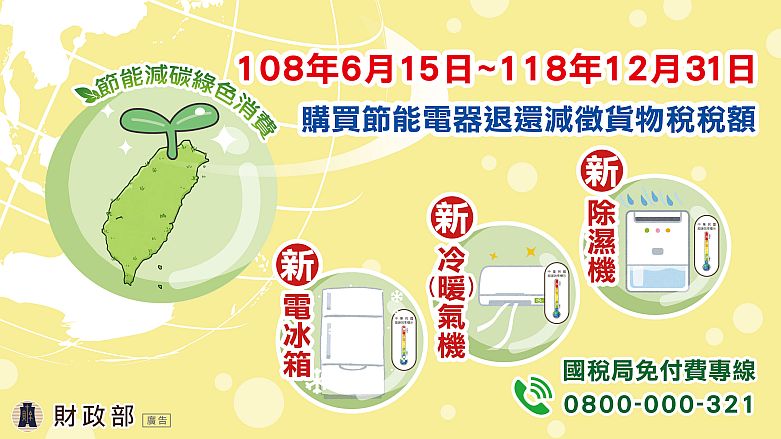 購買節能電器退還減徵貨物稅專區
